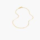 J.Crew Demi-fine 14k gold-plated short chain necklace