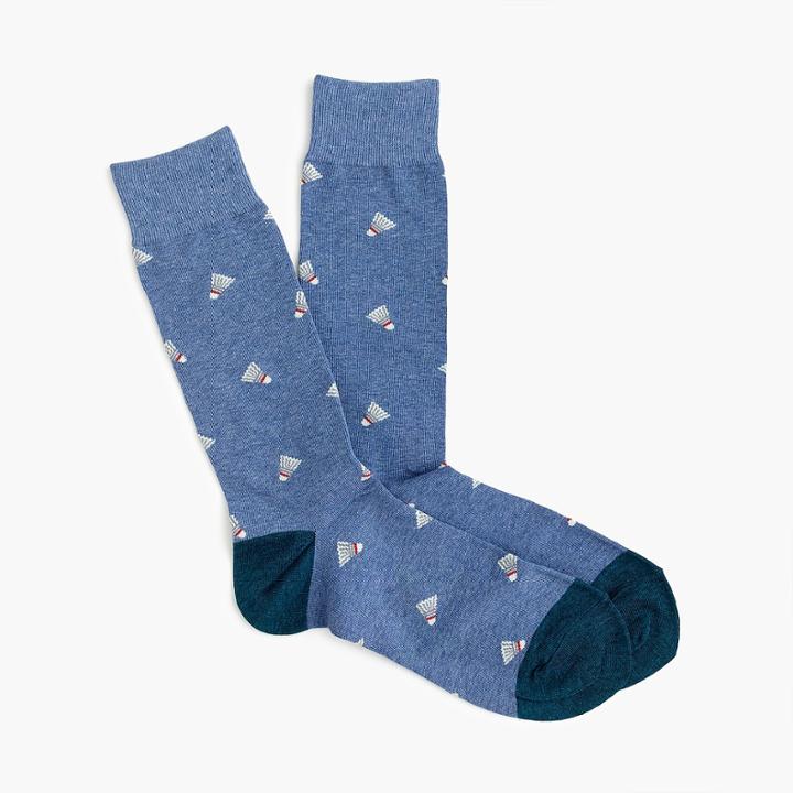 J.Crew Birdie print socks