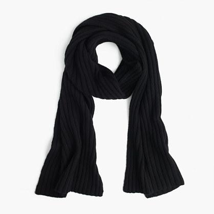 J.Crew Ribbed cashmere scarf
