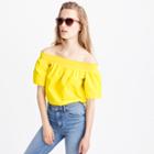 J.Crew Cotton off-the-shoulder top