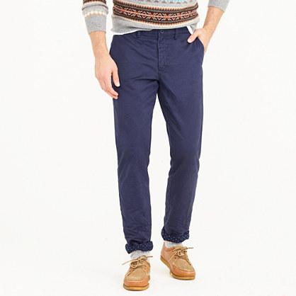 J.Crew 770 Straight-fit flannel-lined Cabin pant