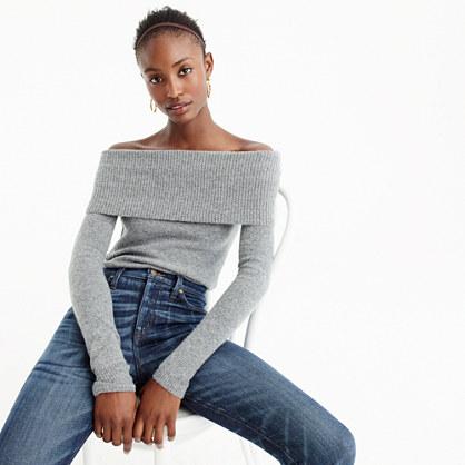 J.Crew Off-the-shoulder sweater