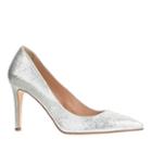 J.Crew Everly crackled metallic leather pumps