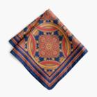 J.Crew English wool pocket square in paisley print