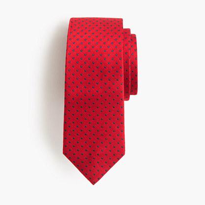 J.Crew Boys' silk tie in pin dot
