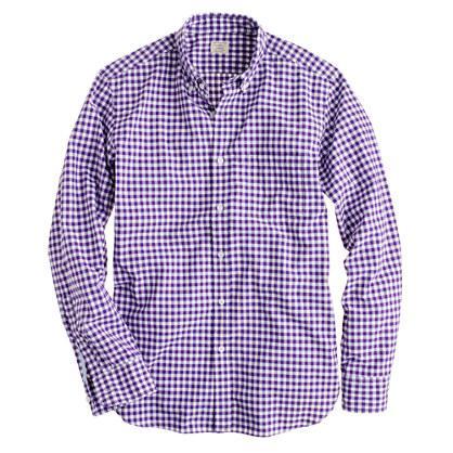 J.Crew Secret Wash shirt in medium gingham
