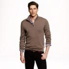 J.Crew Merino wool half-zip sweater