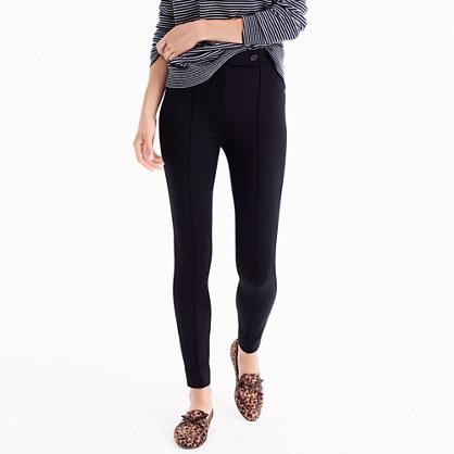 J.Crew Button-front any day pant in stretch ponté