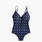 J.Crew Strappy one-piece swimsuit in laser-cut eyelet