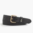 J.Crew Vintage leather belt with anchor
