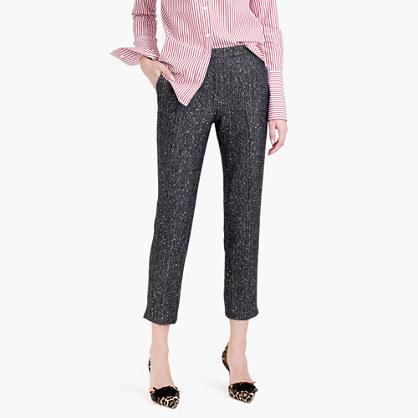 J.Crew Tall Martie pant in sequin herringbone