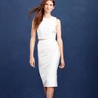 J.Crew Collection pencil skirt in cotton-silk twill