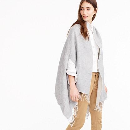 J.Crew Reversible cape scarf