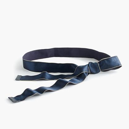 J.Crew Satin ribbon belt