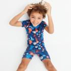 J.Crew Kids' glow-in-the-dark short pajama set in jellyfish