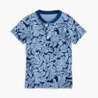 J.Crew Boys' short-sleeve henley shirt in tropical print
