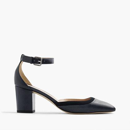 J.Crew Elliot leather heels
