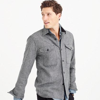 J.Crew Wallace & Barnes shirt-jacket in English wool
