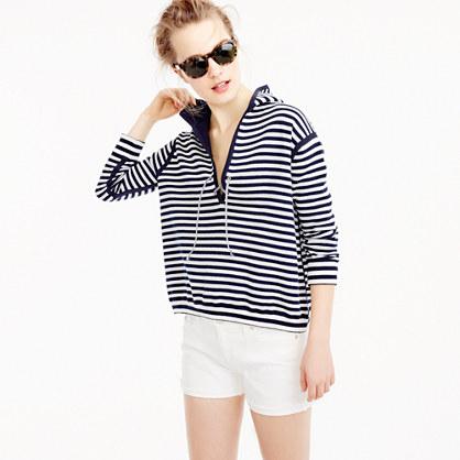 J.Crew Reversible pullover in double-faced cotton