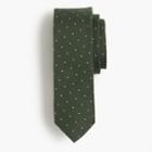 J.Crew English cotton-silk tie in dots