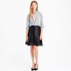 J.Crew Collection plaza skirt in laser-cut leather