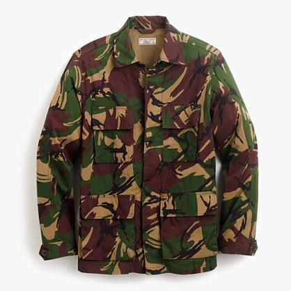 J.Crew Wallace & Barnes lightweight military jacket in camo