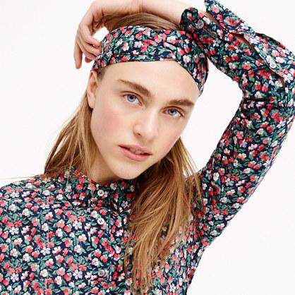 J.Crew Soft twist headband in Liberty® Sarah print
