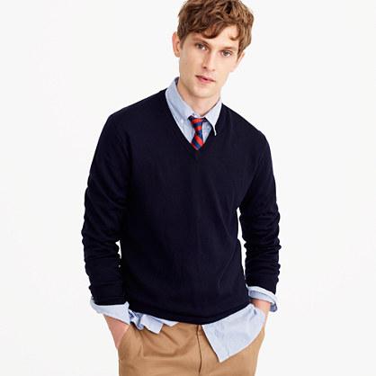 J.Crew Slim Italian merino wool V-neck sweater