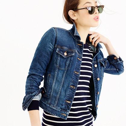 J.Crew Stretch denim jacket in Sharon wash