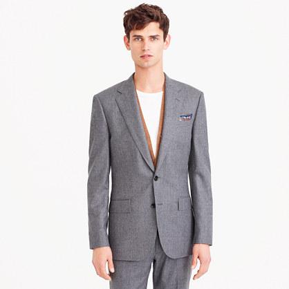 J.Crew Ludlow slim wide-lapel suit jacket in Italian wool flannel