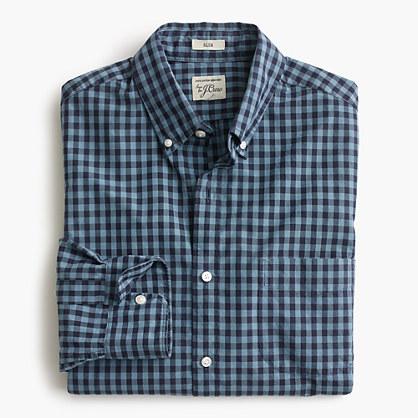 J.Crew Slim Secret Wash shirt in devon check