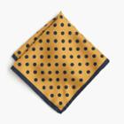 J.Crew English silk pocket square in polka dot