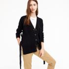 J.Crew Slouchy cardigan with side ties