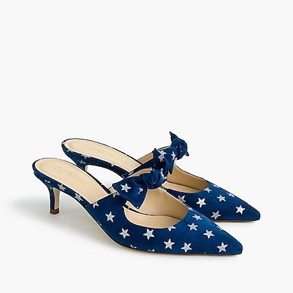 J.Crew Sophia mules (55mm) in starry suede