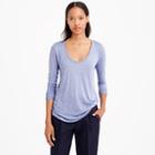 J.Crew Long-sleeve prima jersey T-shirt