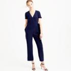 J.Crew Collection crepe de chine jumpsuit