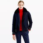 J.Crew Collection shearling bomber jacket