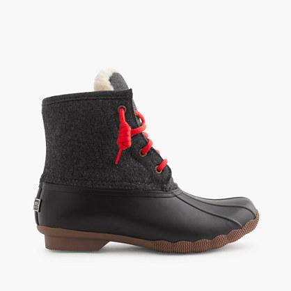 J.Crew Women's Sperry® for J.Crew Shearwater flannel boots