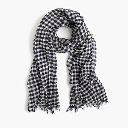 J.Crew Gingham scarf