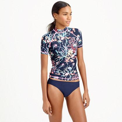 J.Crew Short-sleeve rash guard in Ratti® Under the Sea print