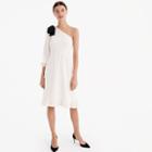 J.Crew One-shoulder dress with bow