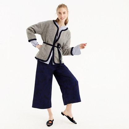 J.Crew Wrap jacket in boiled wool