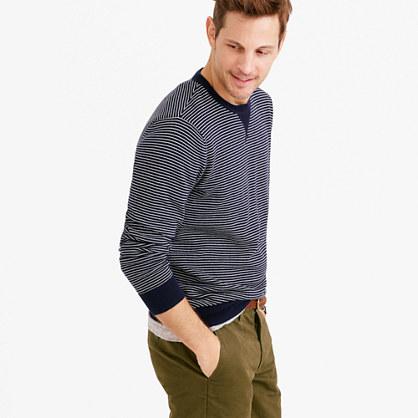 J.Crew Striped cotton sweatshirt sweater