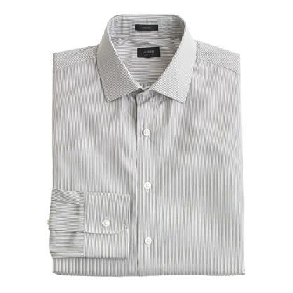 J.Crew Crosby shirt in shaker grey stripe