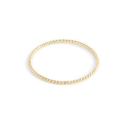 J.Crew Catbird™ 14k gold twisted stacker ring