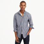 J.Crew Heather poplin shirt in red and blue check