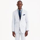 J.Crew Ludlow suit jacket in striped cotton