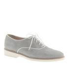 J.Crew Piped suede loafers