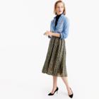 J.Crew Collection lace panel skirt in Ratti&reg; geometric tile print