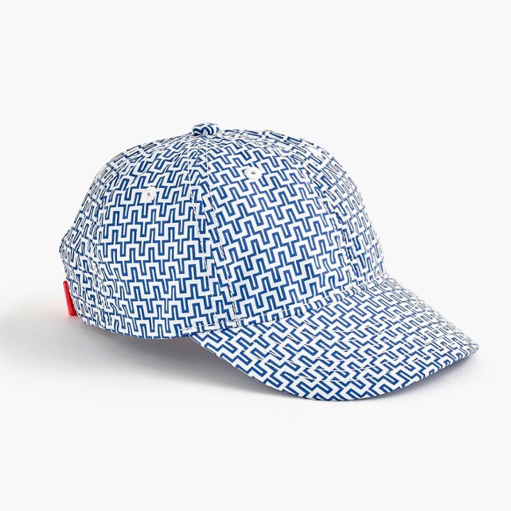 J.Crew Kids' quick-drying baseball cap in maze print